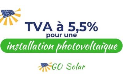 TVA photovoltaïque à 5,5%