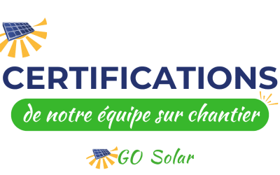 Certifications équipe GO Solar